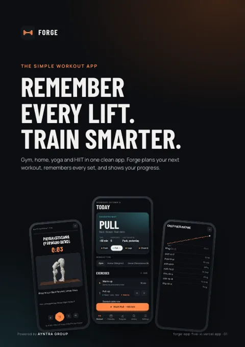 Forge brochure cover