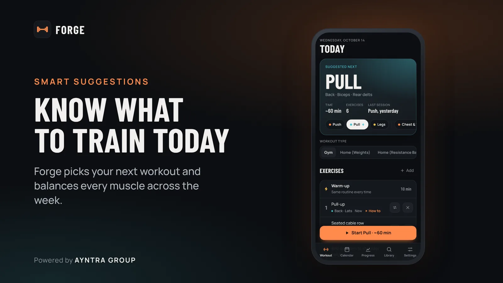 Forge: Smart next workout